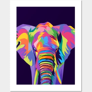 Elephant Pop Art Posters and Art